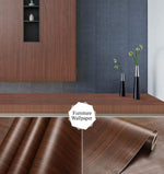 Wooden Wallpaper For Furniture Shelf Liner, Cupboard, Almirah, - Wallpaper By Zanic 