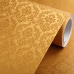 Textured Embossed Decal Floral Wallpaper - Wallpaper By Zanic 