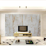 White-Golden Marble Furniture Film Wallpaper - Wallpaper By Zanic 